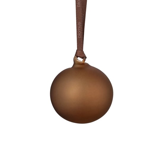 Skleněné ozdoby Blomus JUHLA P.9cm SET/2ks hnědé_1