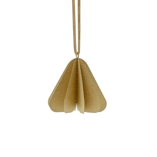 Papírové ozdoby Blomus KAZARY zvonek P.7cm SET/4ks hnědé_4