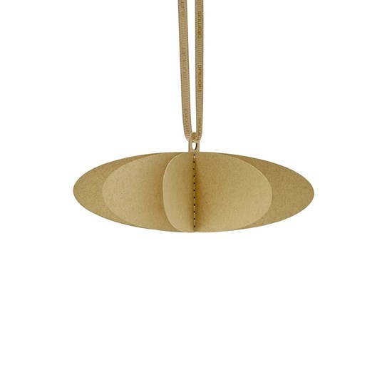 Papírové ozdoby Blumus KAZARY elipsa SET/4ks hnědé_4