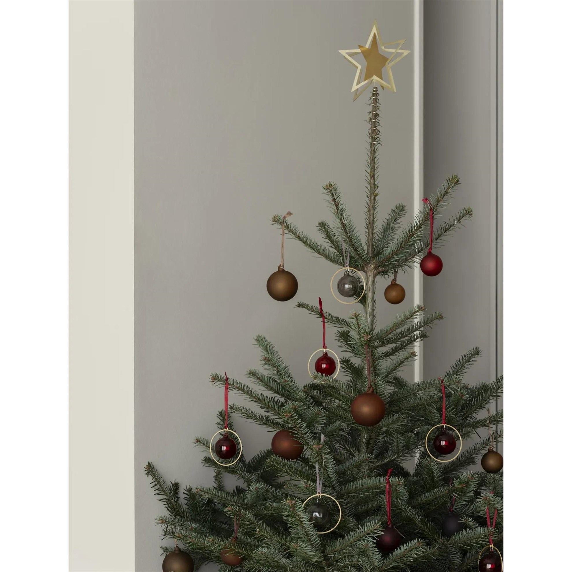 Skleněné ozdoby Blomus JUHLA P.7cm SET/4ks kávové_0