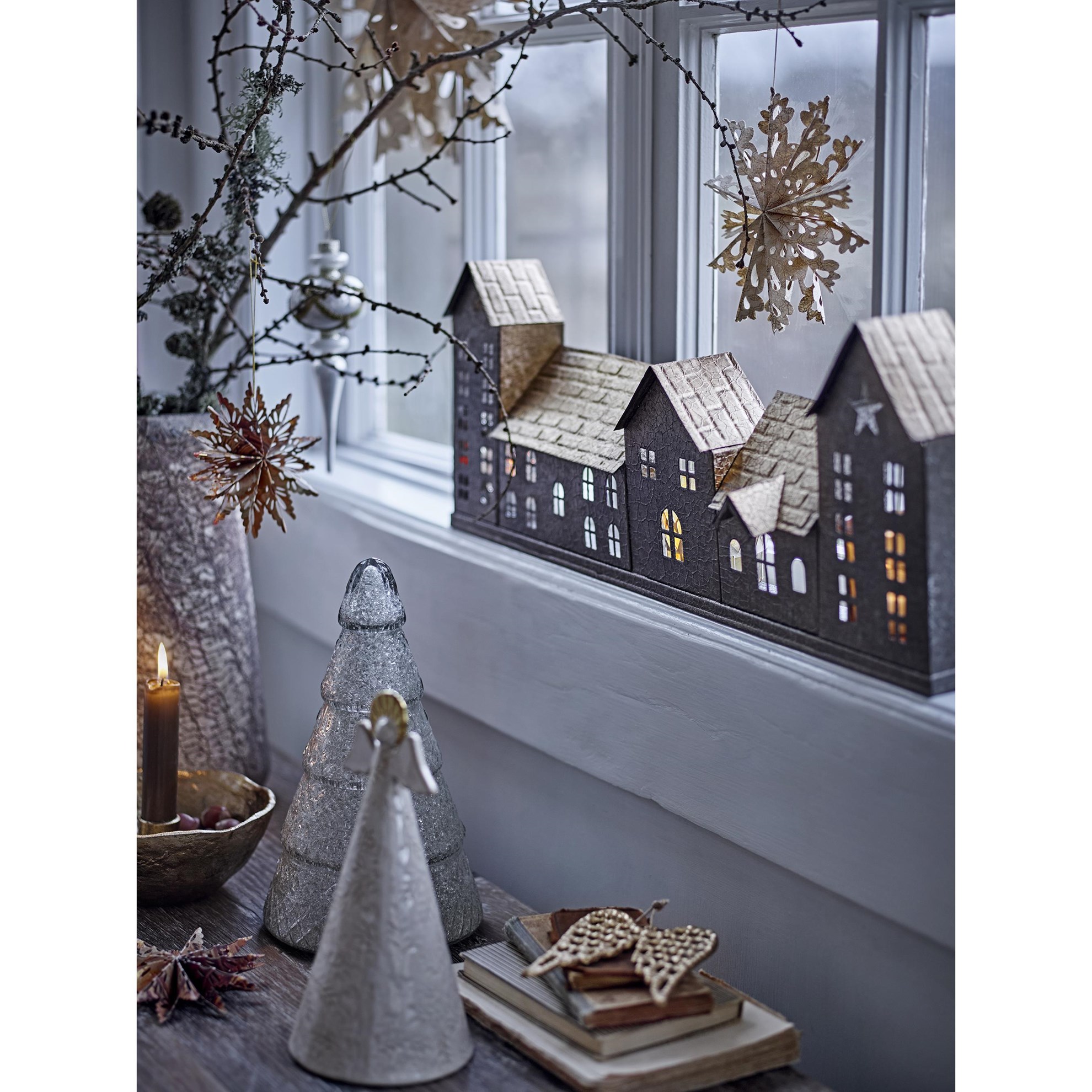 Kameninový dekorační anděl LIZA V.17cm přírodní_1