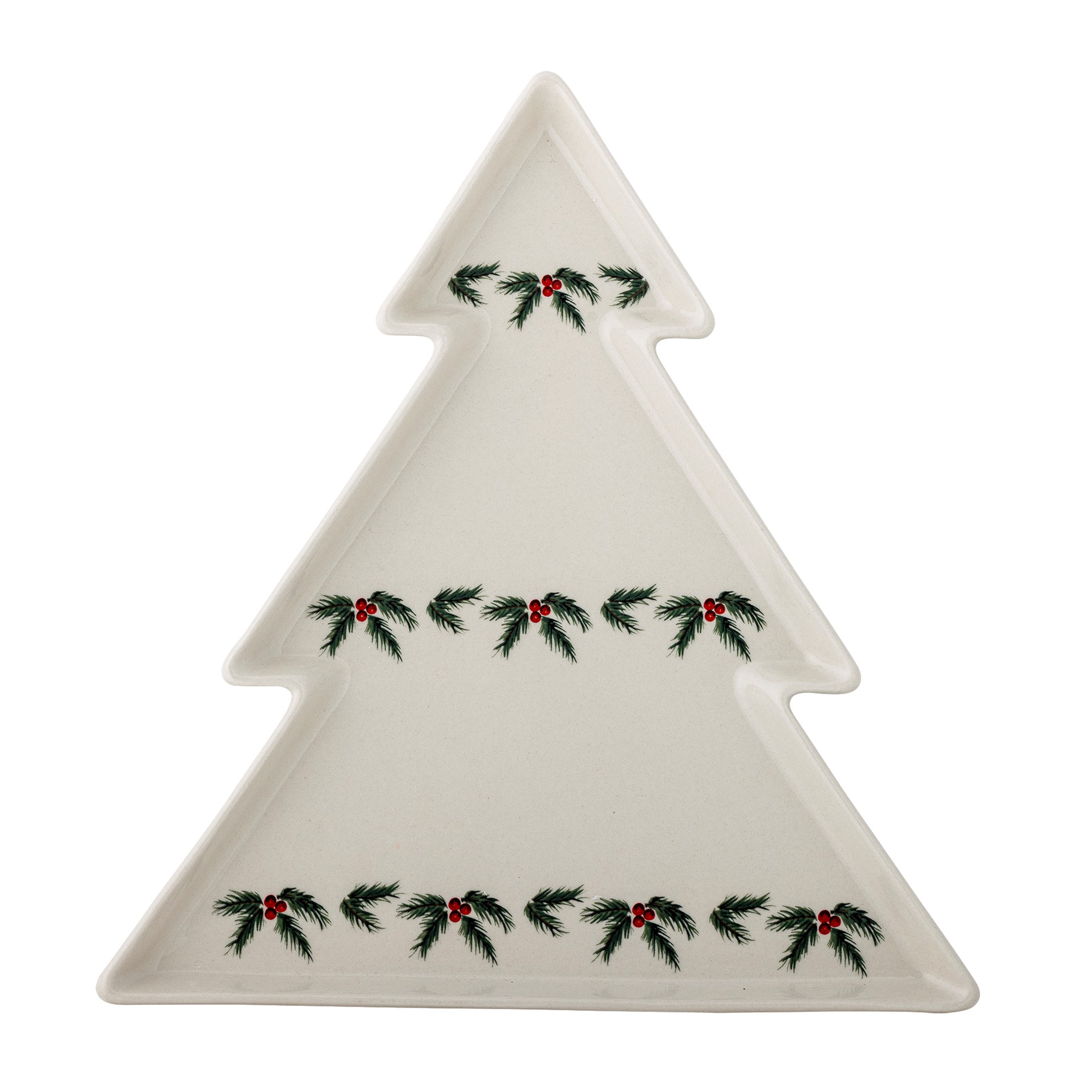 Kameninový tácek stromeček BERRY 26 cm s vánočním motivem_0