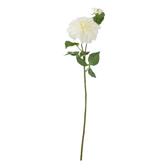 Umělá květina JIŘINA V.63,5cm bílá_2