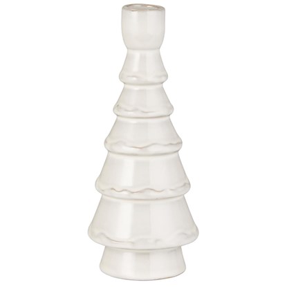 Porcelánový svícen Ib Laursen V.20,5 cm bílý_0