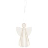 Papírové vánoční ozdoby andělé SET/3ks Ib Laursen V.14 cm bílé_0