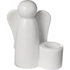 Svícen s dekorem anděla Ib Laursen V.7 cm bílý_0