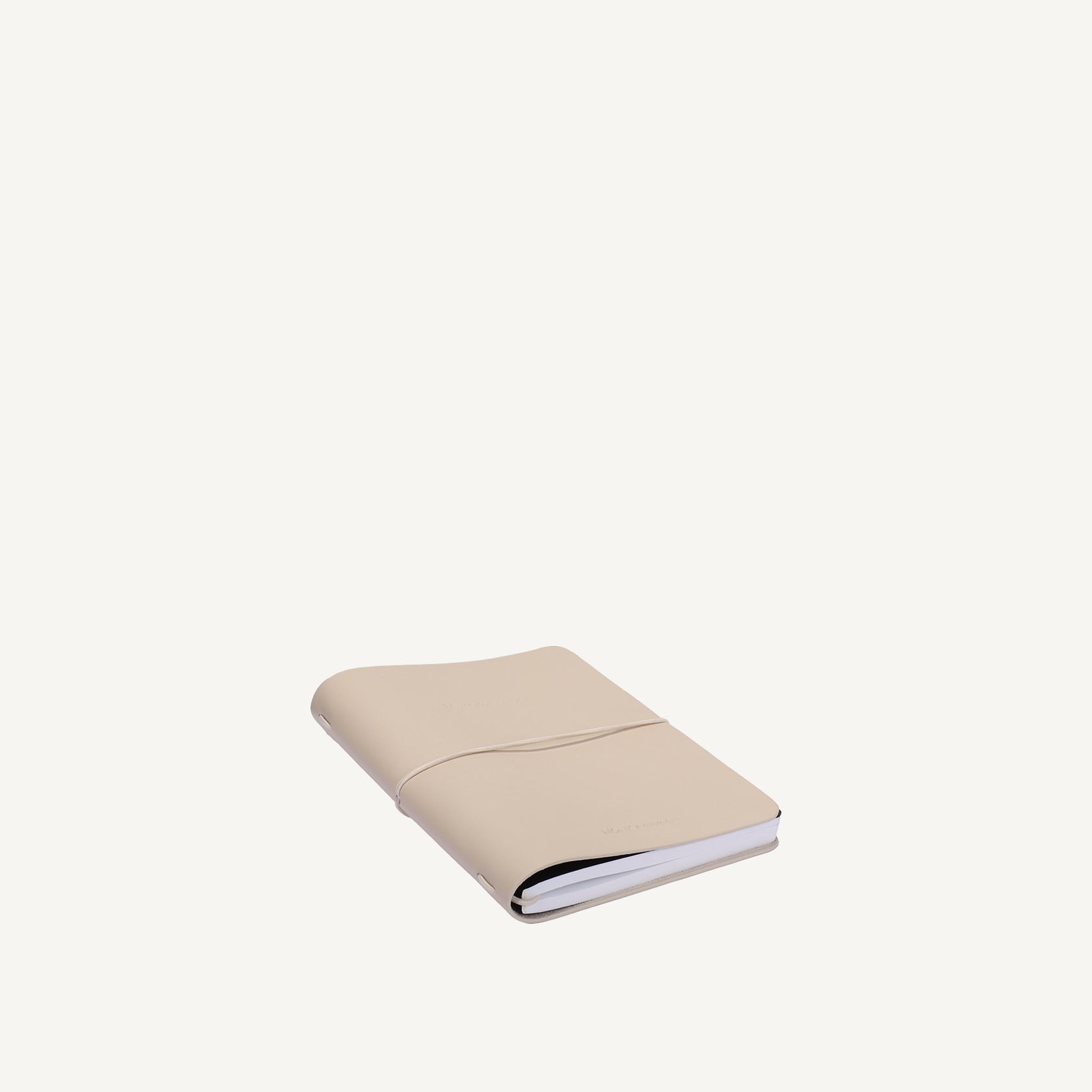 Zápisník z veganské kůže Monk & Anna TO REMEMBER linkovaný, M stone_1