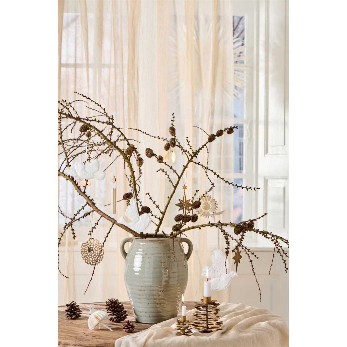 Mosazná ozdoba jmelí na zavěšení Ib Laursen Gloria_3