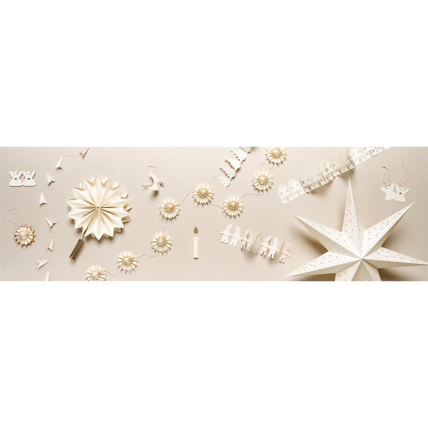 Vánoční dekorace na stůl Ib Laursen D.75 cm bílá_0