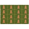 Rohožka s motivem vánočních stromků Ib Laursen 60x40 cm_0