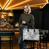 Taška přes rameno Reisenthel Daily Shopper jacquard grey_1