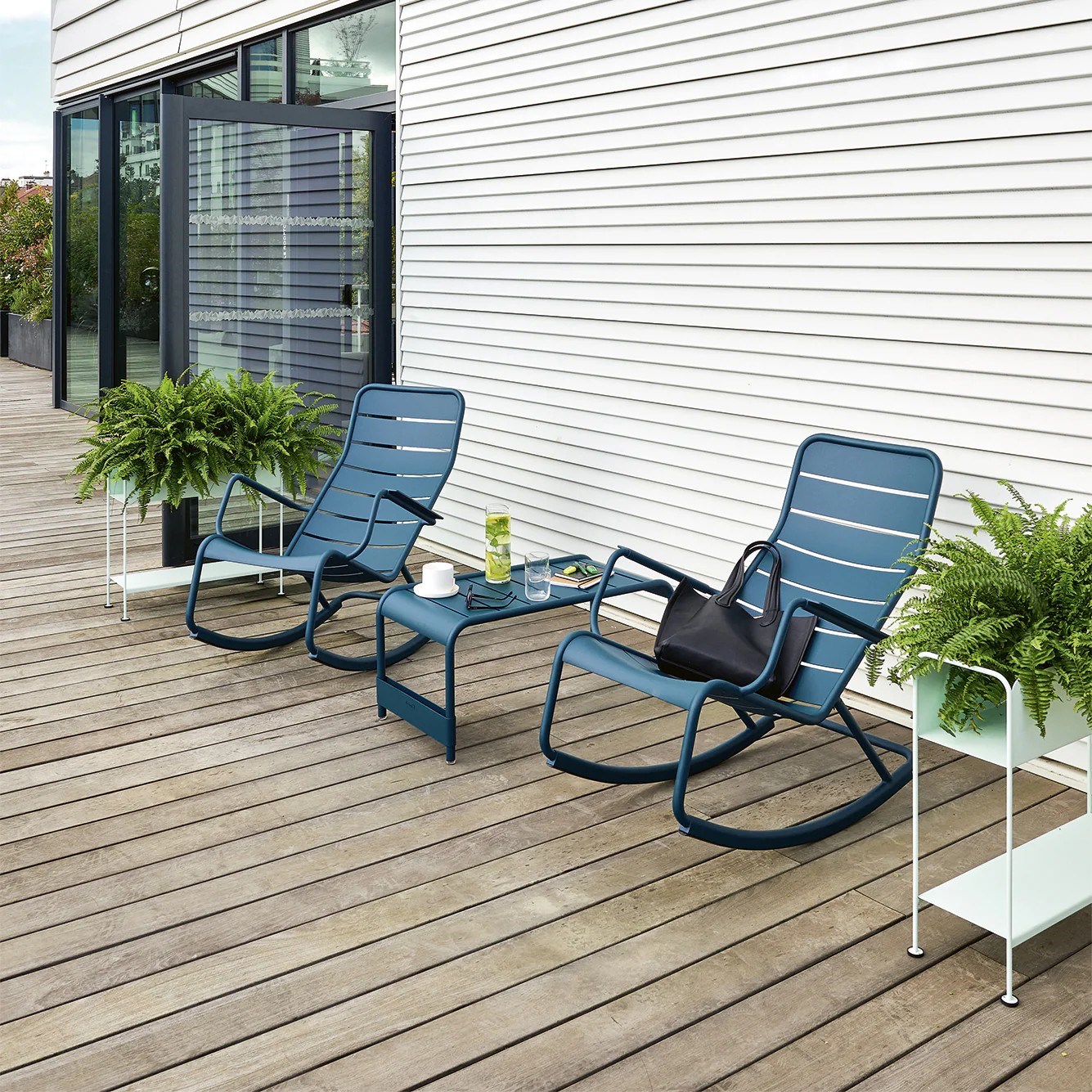 Regál na květináče nebo stolování Fermob PICOLINO V.63 cm - Cedar Green_1