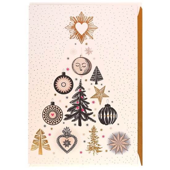 Vánoční papírové přání/ražené/Weihnachten/Finest/ Baum_0