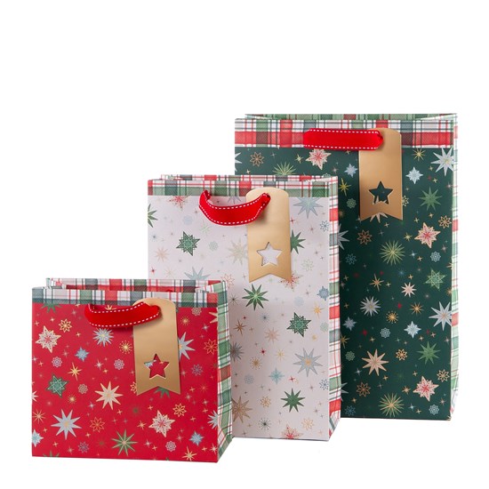 Vánoční dárkové tašky SET/3ks/18x16x8/_0