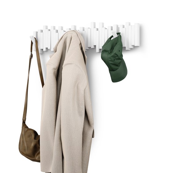 Věšák sklápěcí Umbra STICKS 8 bílý_12