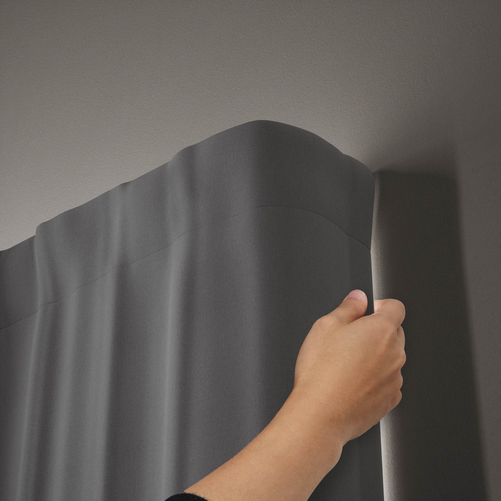 Rozšiřitelná zatemňovací garnýž Umbra TWILIGHT 76-213cm černá_2