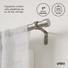 Rozšířitelná garnýž Umbra CAPPA 168-305cm niklová_5