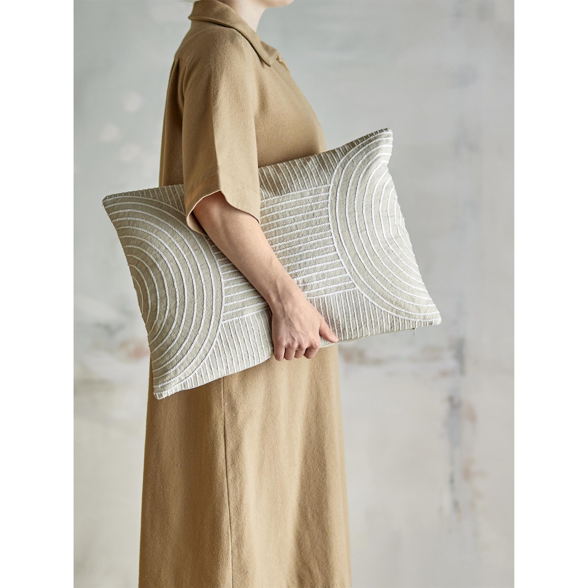 Polštář CHUN vč. výplně 50x35cm béžový_2