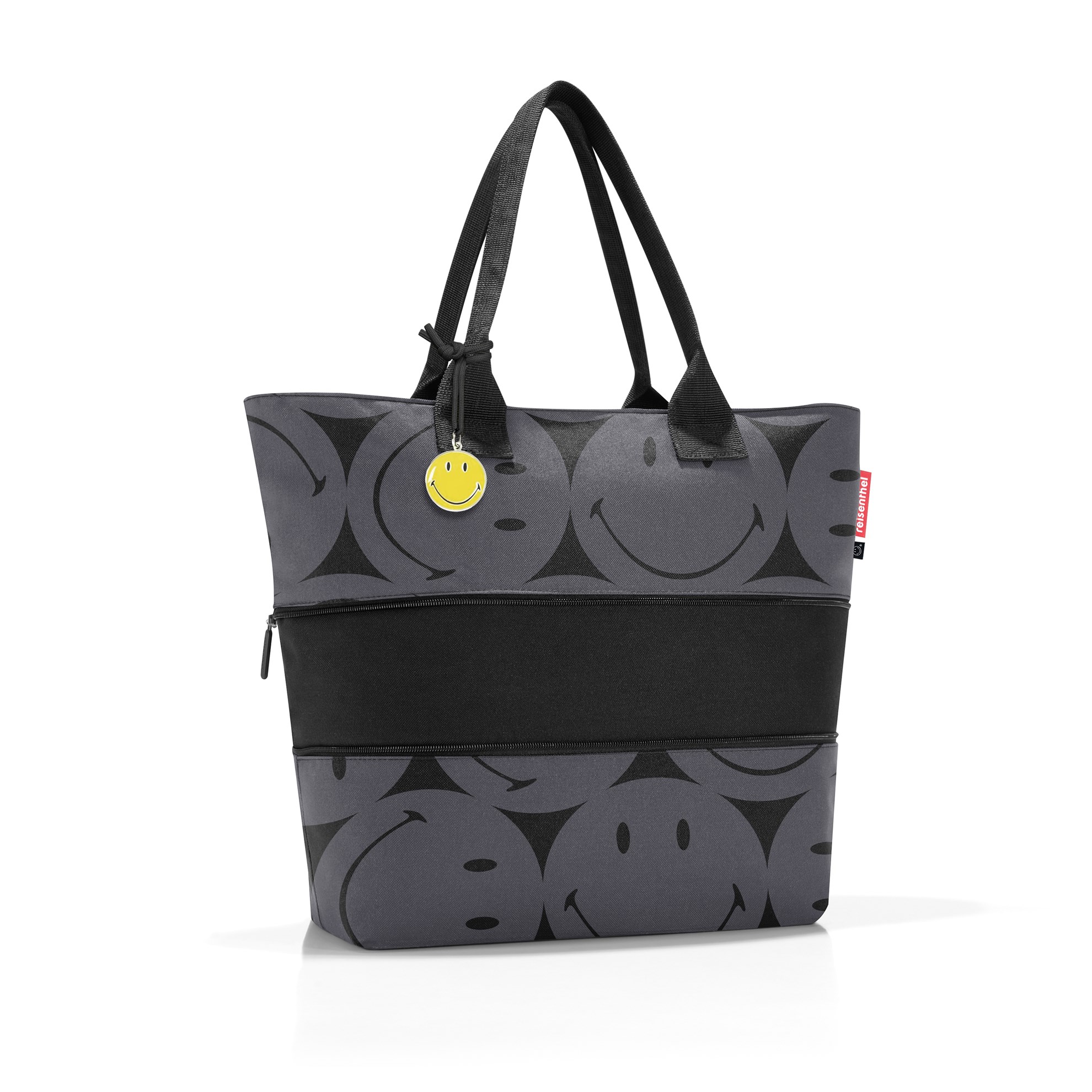 Chytrá taška přes rameno Reisenthel Shopper e1 smiley grey_0