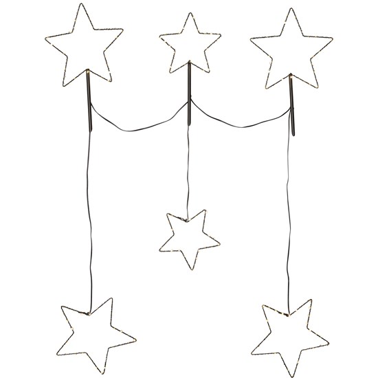 Venkovní dekorace do květináče STELLAS, 200xLED_0