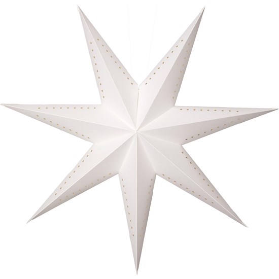 Vánoční papírová hvězda Mika 60 cm bílá, bez světelného zdroje (083-00)_0