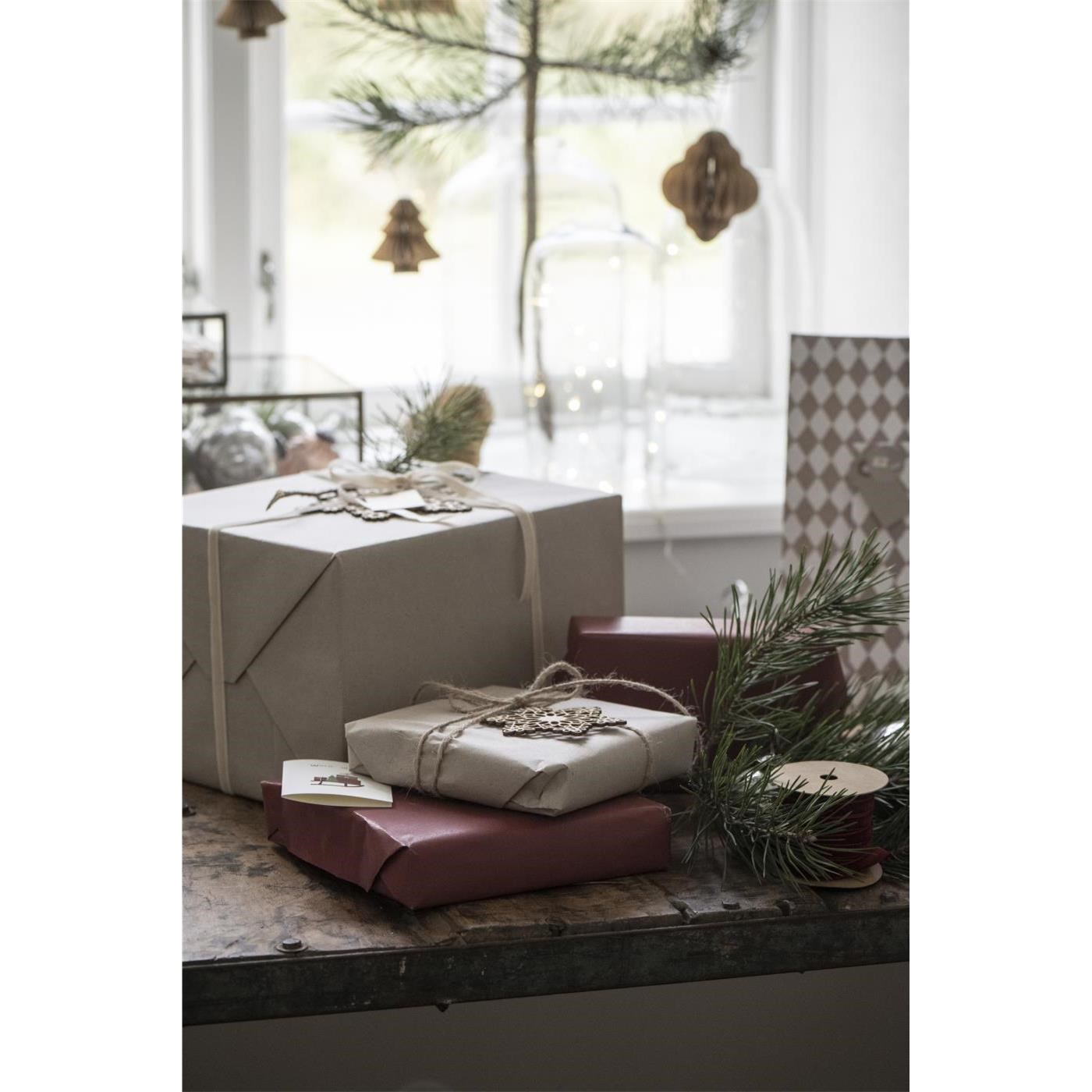 Sametová stuha na cívce Ib Laursen 10 m cream_1