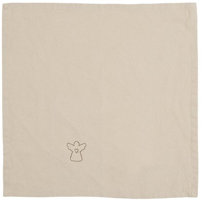 Bavlněný ubrousek s motivem vyšitého anděla Ib Laursen 40x40 cm_0