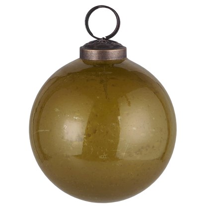 Skleněná vánoční ozdoba Ib Laursen P.9,5 cm autumn green_2
