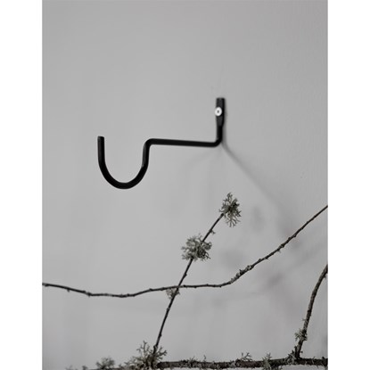 Moderní háček z černého kovu KROKABO černý_1