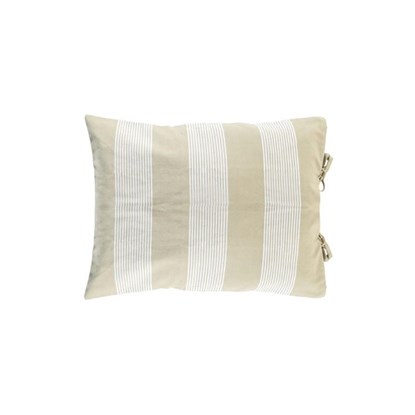 Bavlněný povlak na polštář UTVEDA 50x60cm béžovo-bílý_1