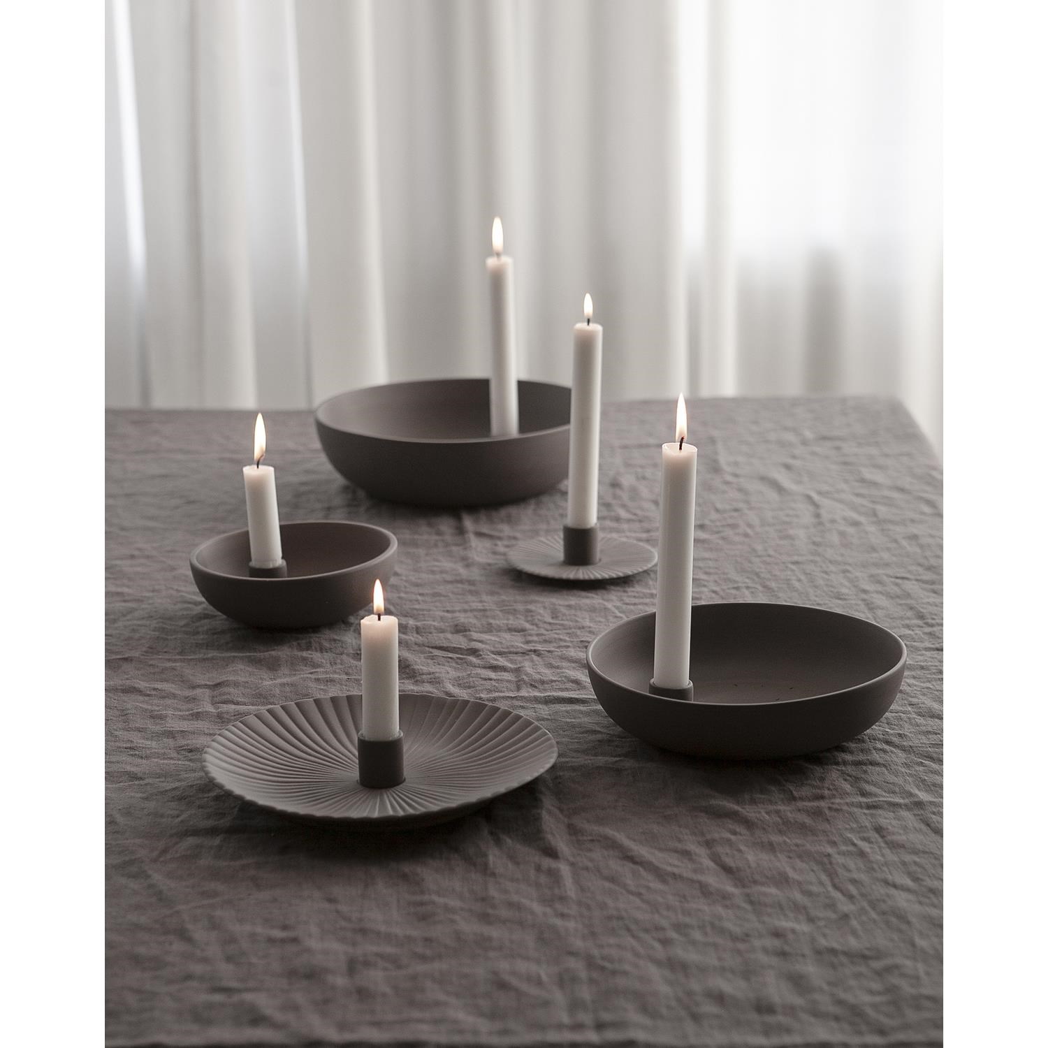 Keramický svícen LIDATORP L P.21cm hnědý_6