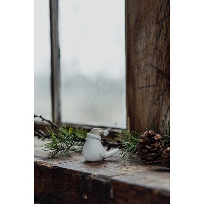 Keramická dekorace/ptáček ELIN malý V.5cm béžový_4