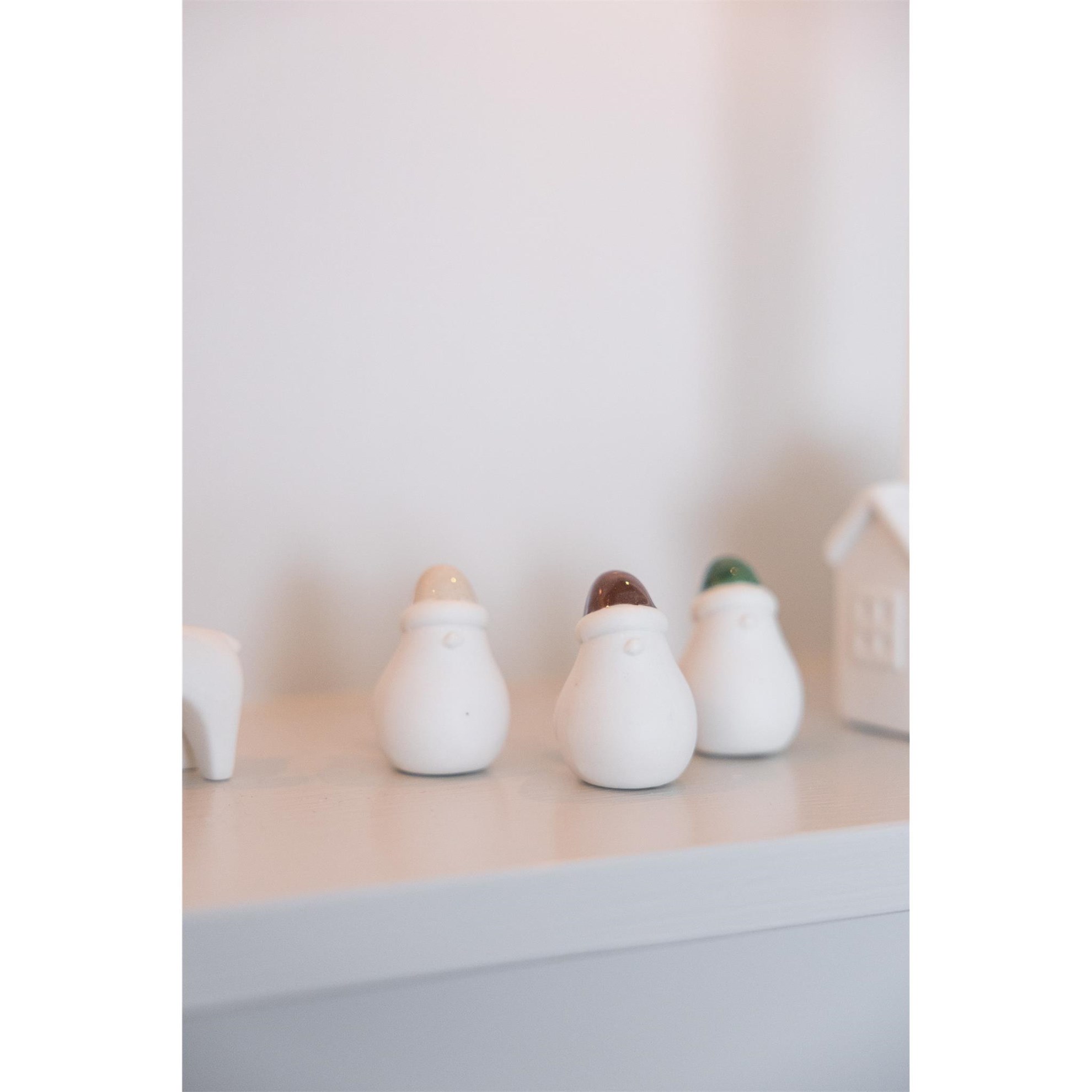 Keramická dekorace/ptáček ELIN malý V.5cm zelený_1