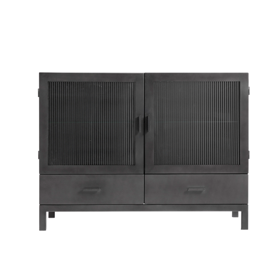 Kovová komoda Muubs DALLAS 120x42cm - POŠKOZENÁ - ODŘENÁ !_9