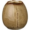 Kameninová vázička Ib Laursen ve tvaru vajíčka V.6,5 cm hnědá_0