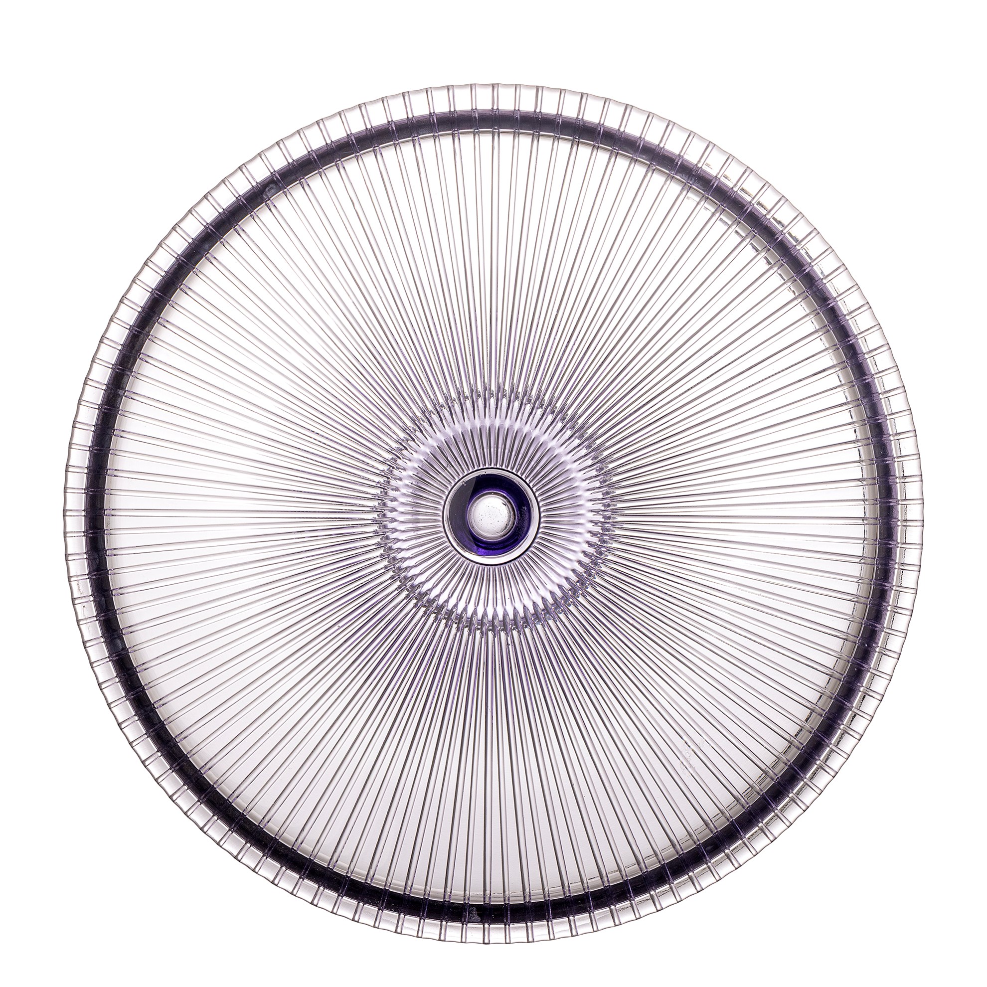 Skleněný podnos na dort s poklopem TAYO P.32 cm vícebarevný_3