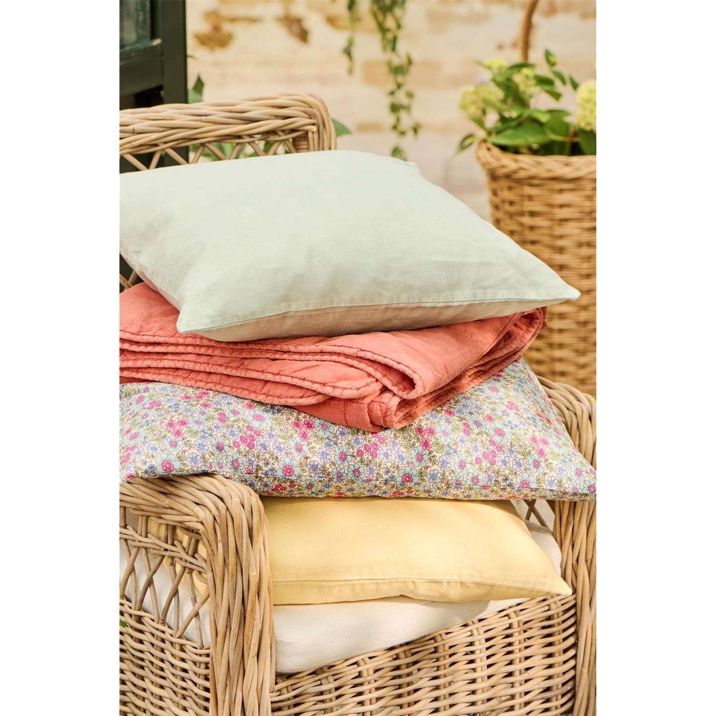 Lněný povlak na polštář Ib Laursen 50x50 cm lemon drop_0