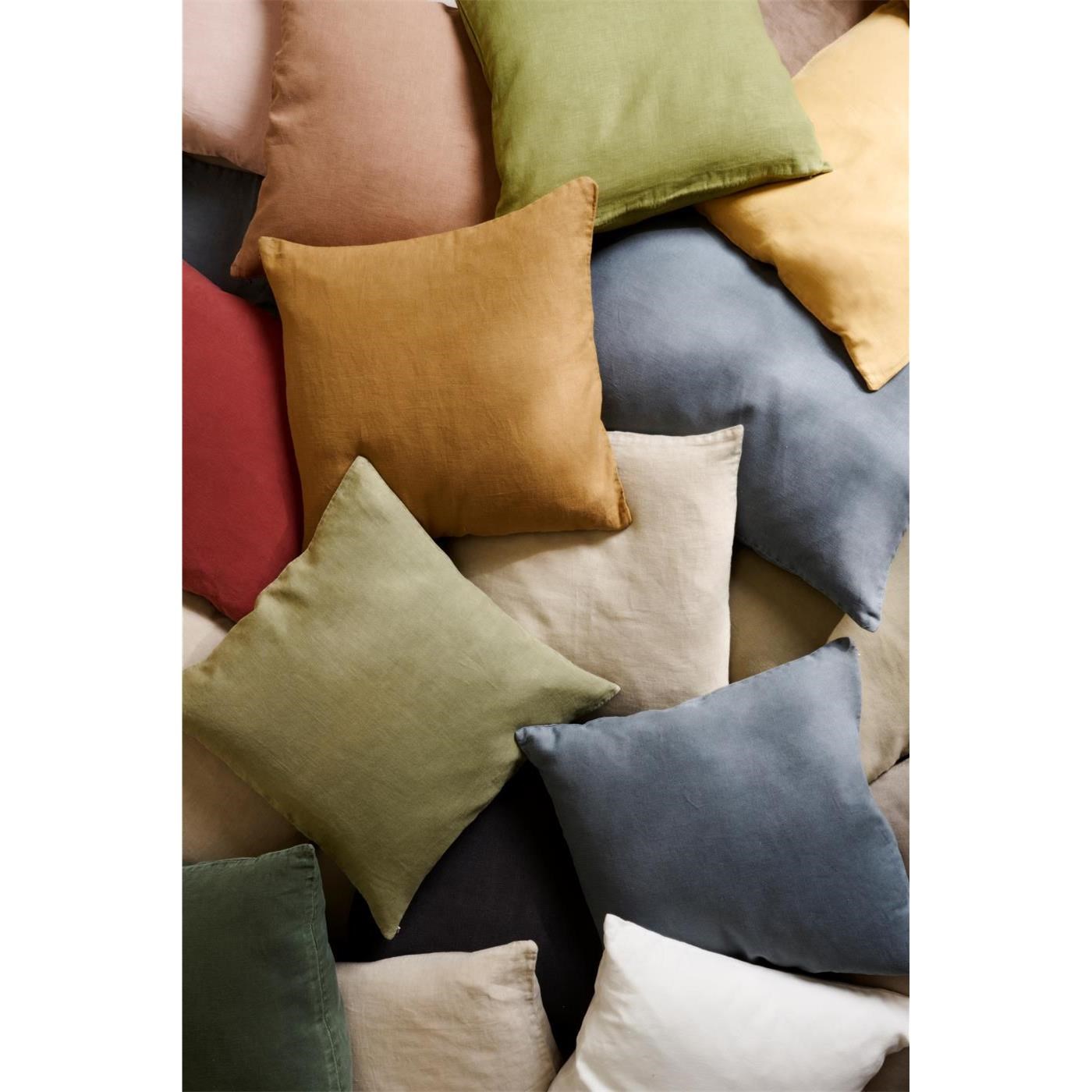 Lněný povlak na polštář Ib Laursen 50x50 cm lemon drop_2