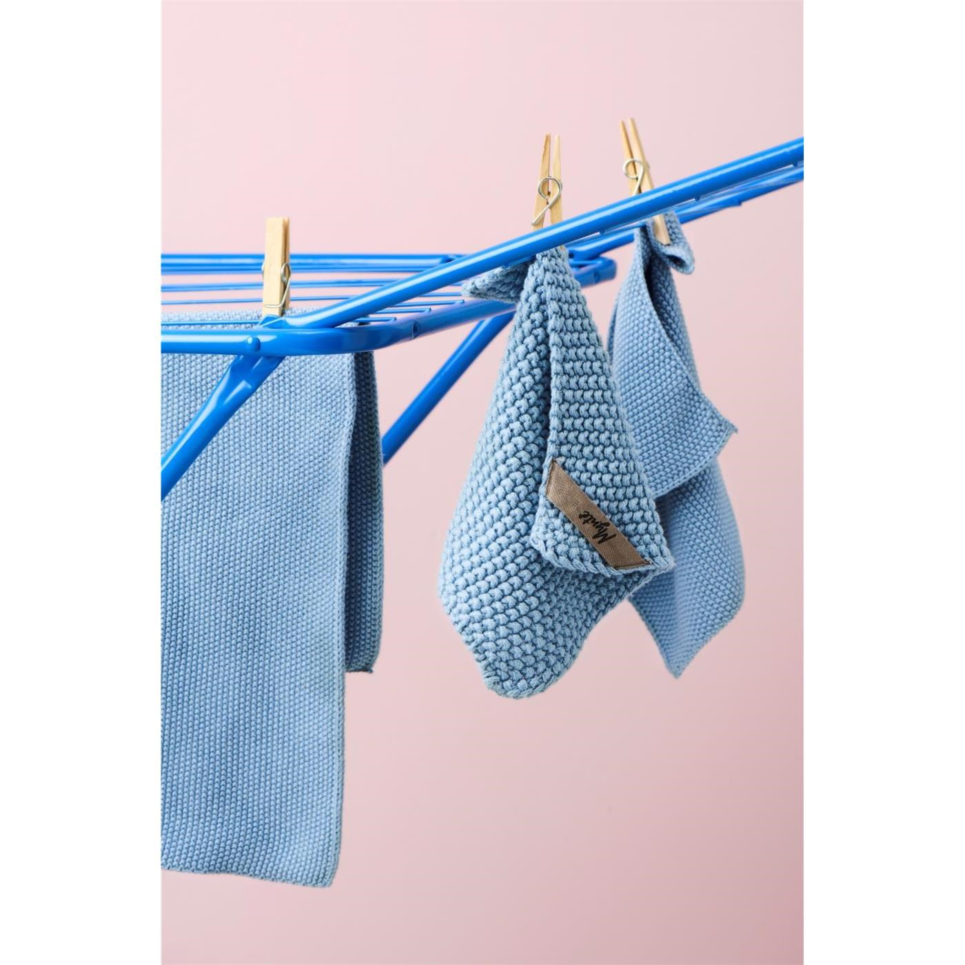 Pletená utěrka Mynte Ib Laursen 60x40 cm blue bell_0