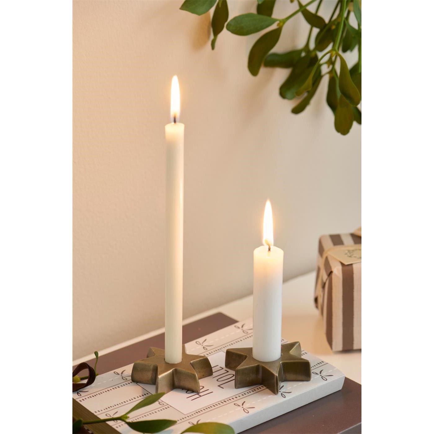 Tenká dlouhá svíčka Ib Laursen white P.1.3 xV.20 cm_1