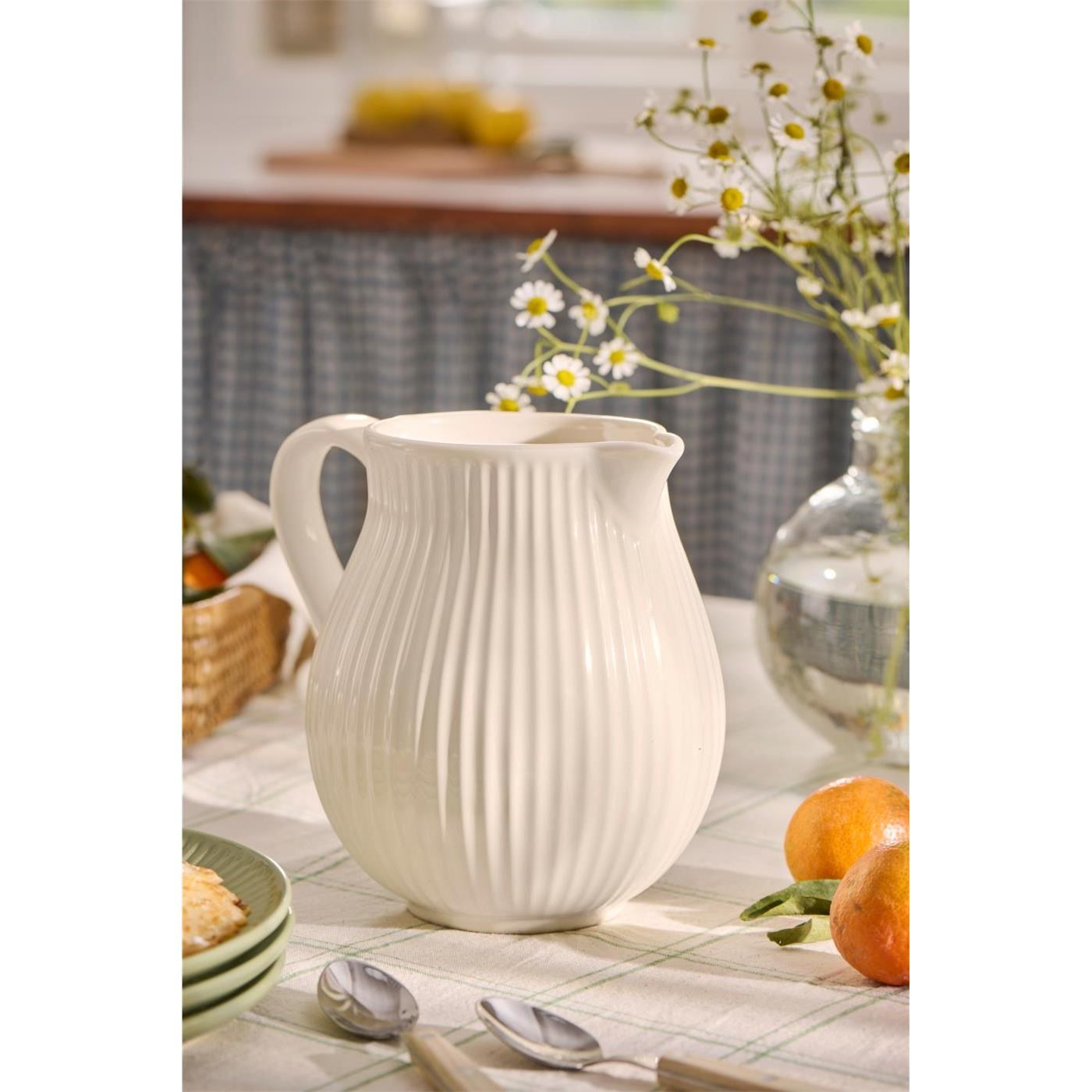 Kameninový džbán Ib Laursen Mynte 2 l butter cream_0