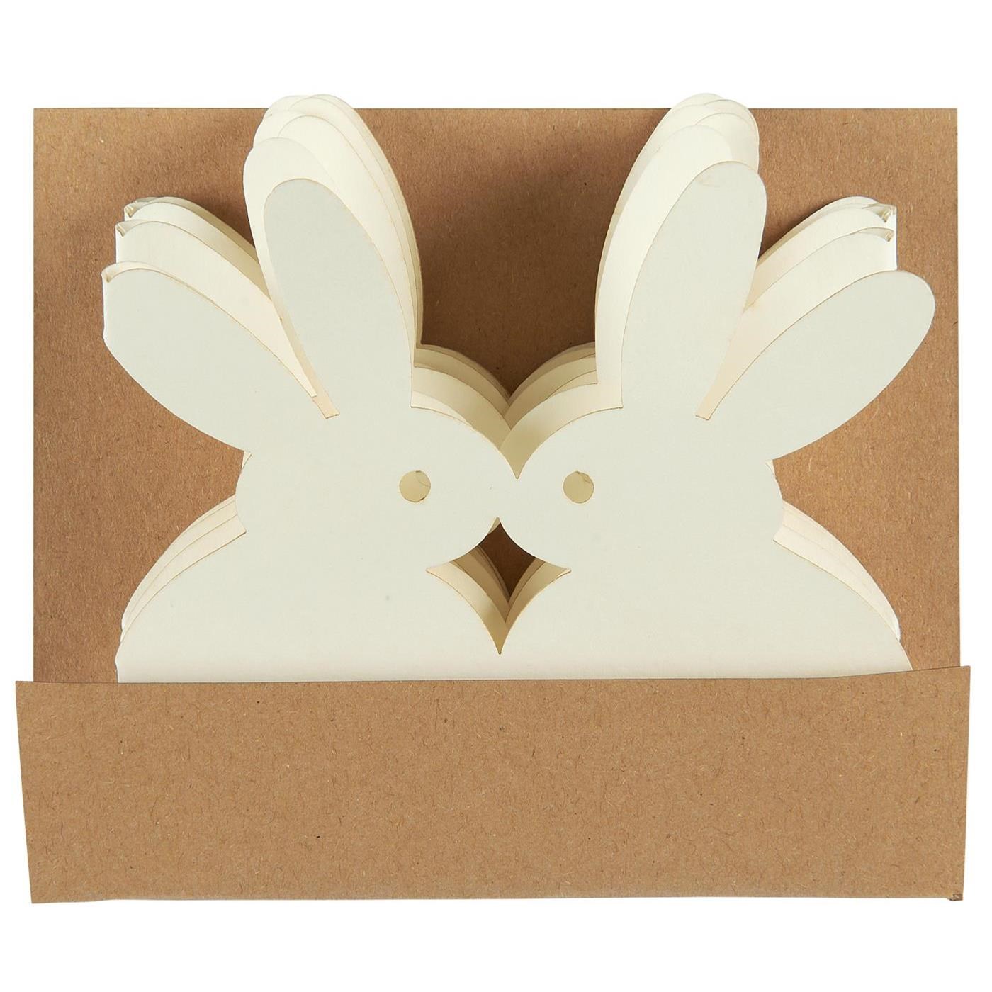 Velikonoční skládací stolní dekorace Bunnies Ib Laursen bílá_0