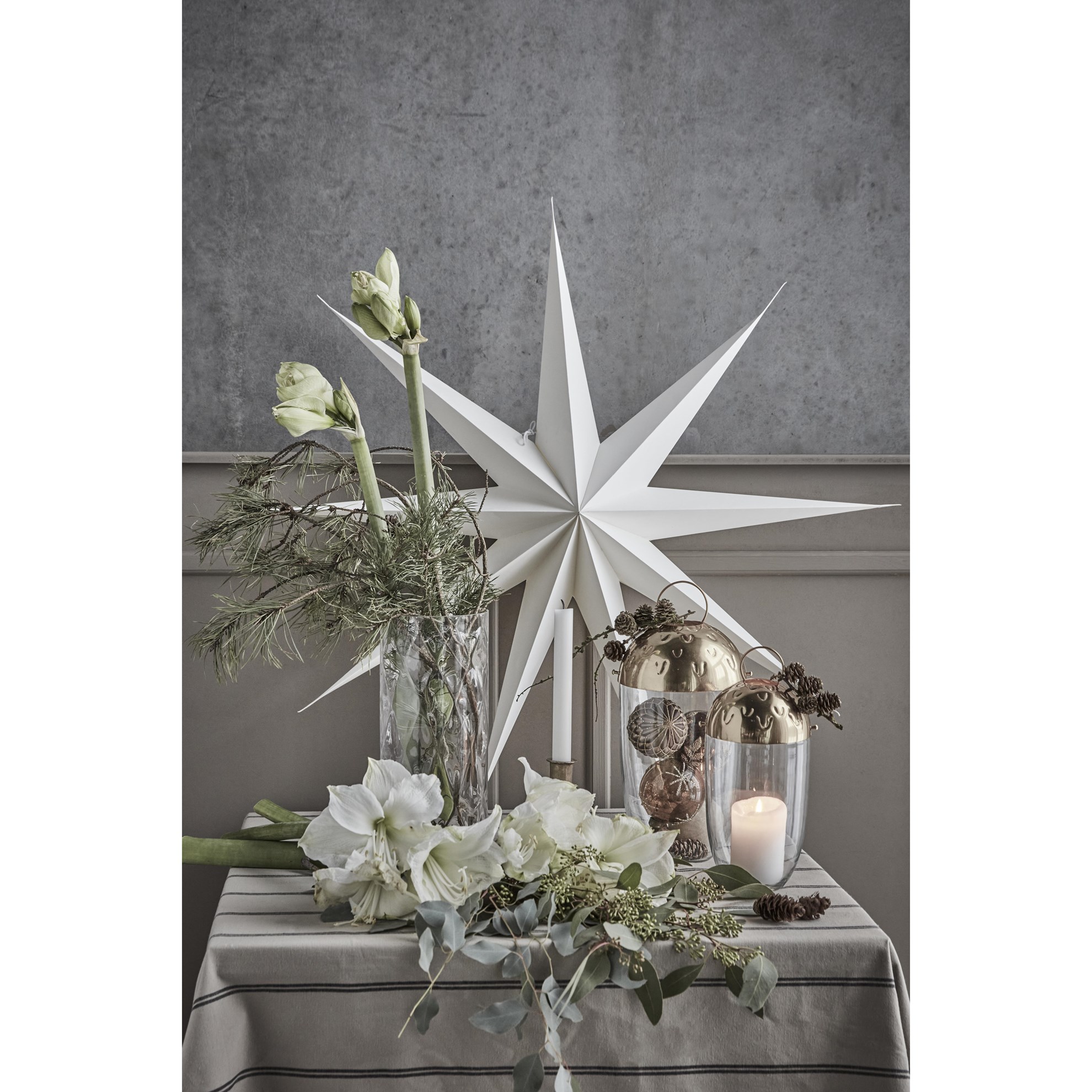 Bavlněný ubrus House Doctor STALGIA, šedohnědý_5