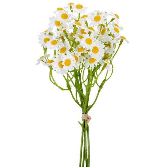 Heřmánek kytička x4 23 cm, bílá_1
