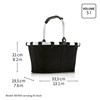 Nákupní košík Reisenthel Carrybag XS summerstripes black_7