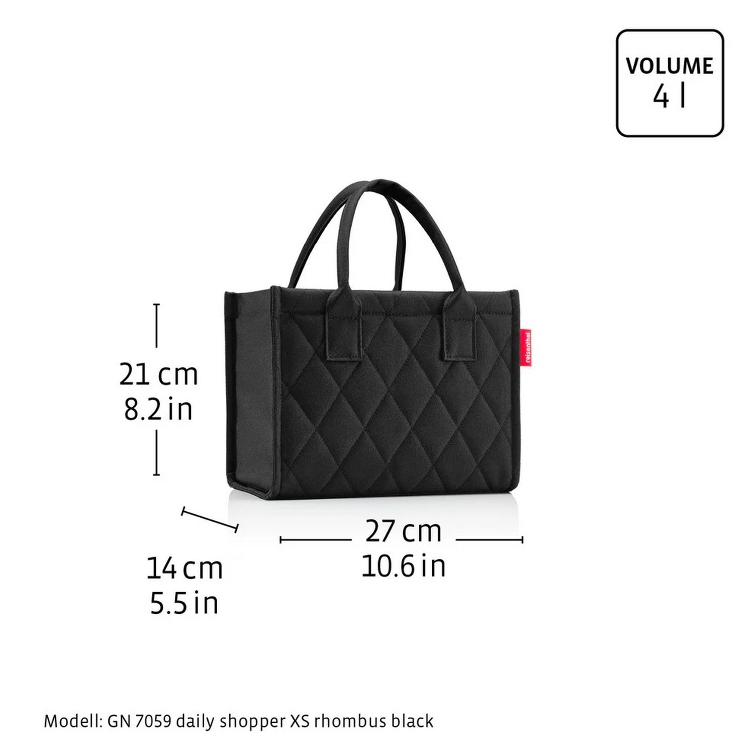 Taška přes rameno Reisenthel Daily Shopper XS summerstripes black_5