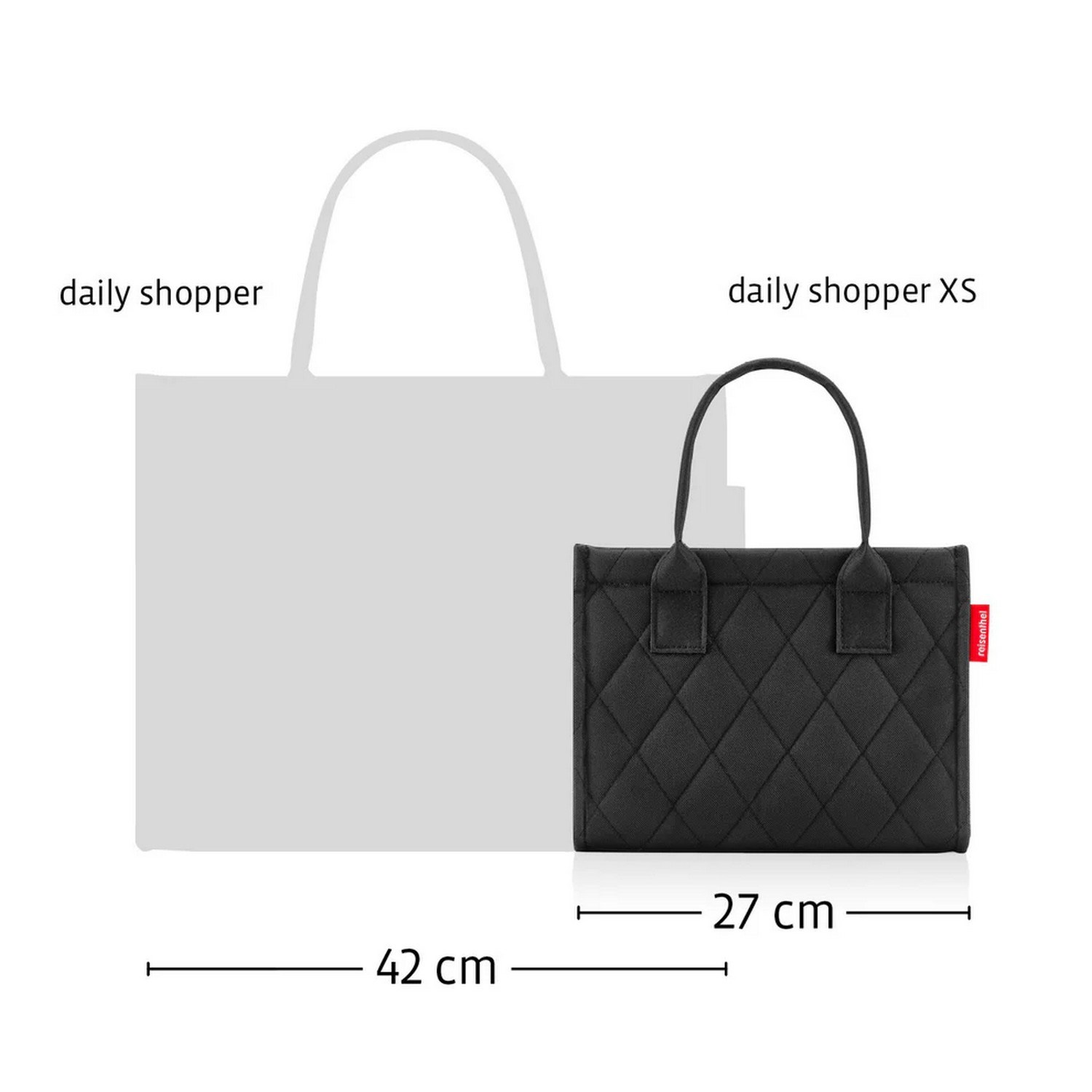 Taška přes rameno Reisenthel Daily Shopper XS summerstripes black_6
