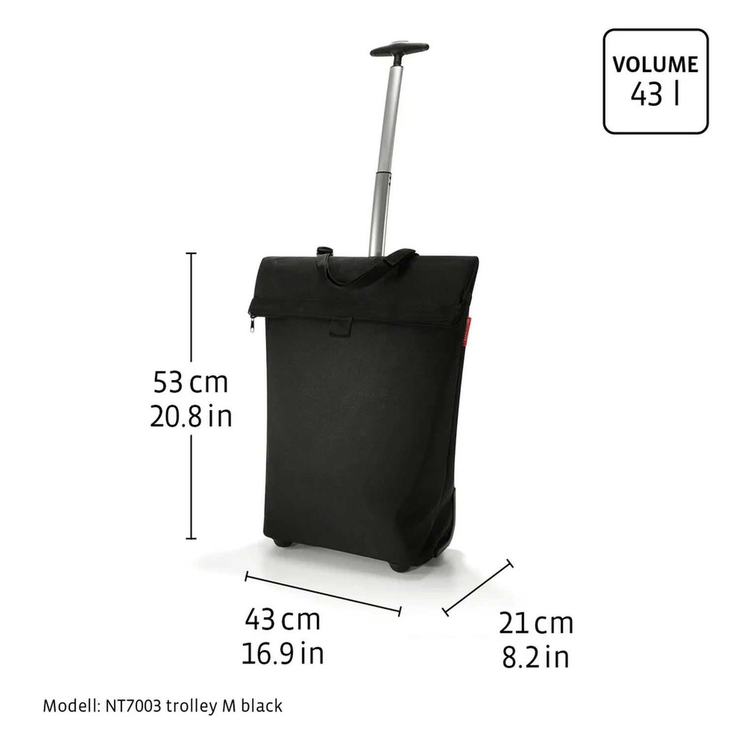 Taška na kolečkách Reisenthel Trolley M twist navy_6