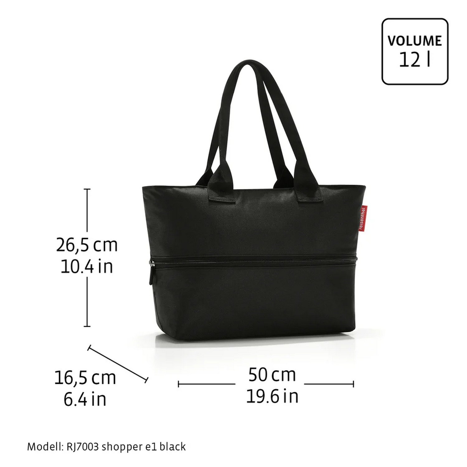 Chytrá taška přes rameno Reisenthel Shopper e1 twist navy_5