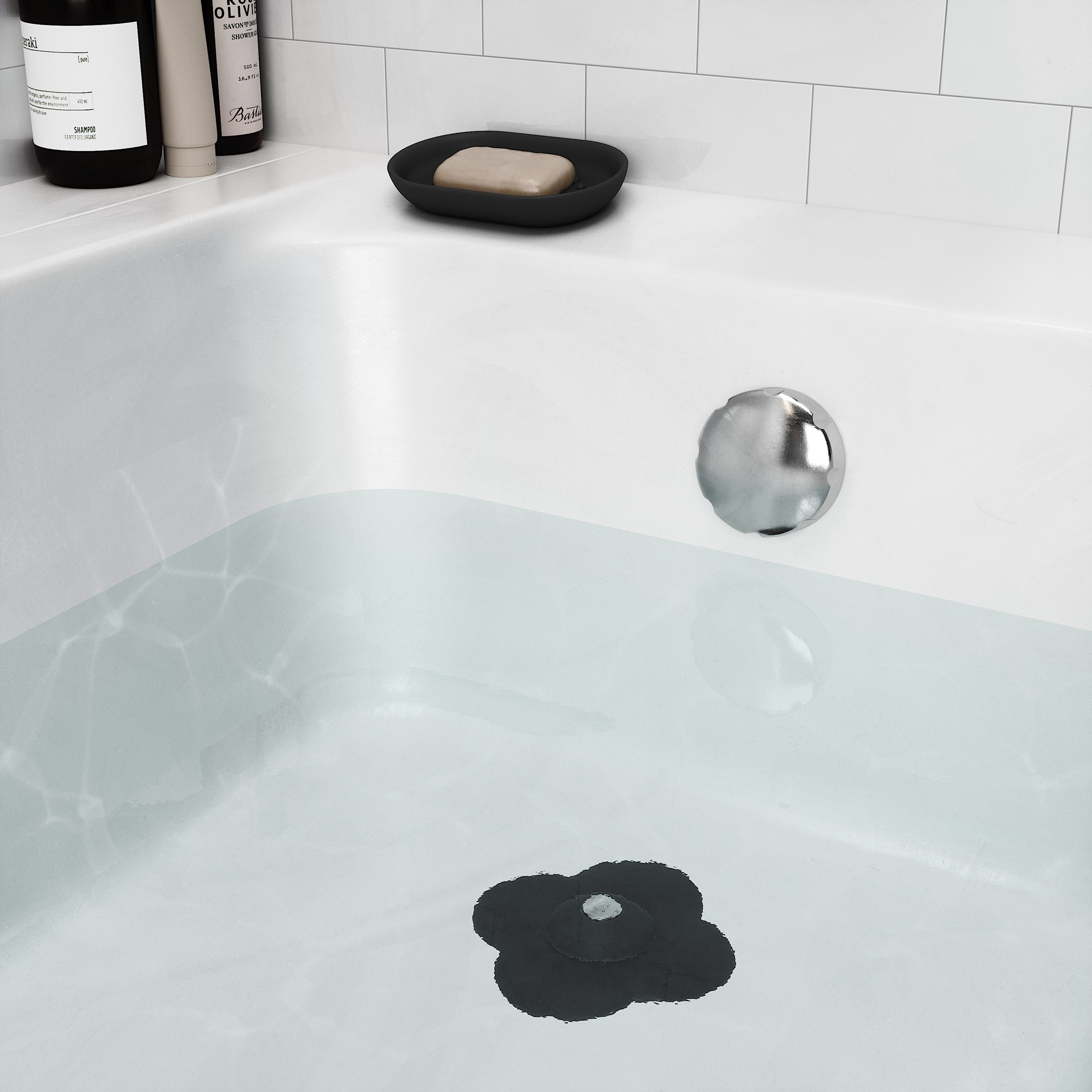 Sítko do dřezu/vany Umbra MLOOM černé_2